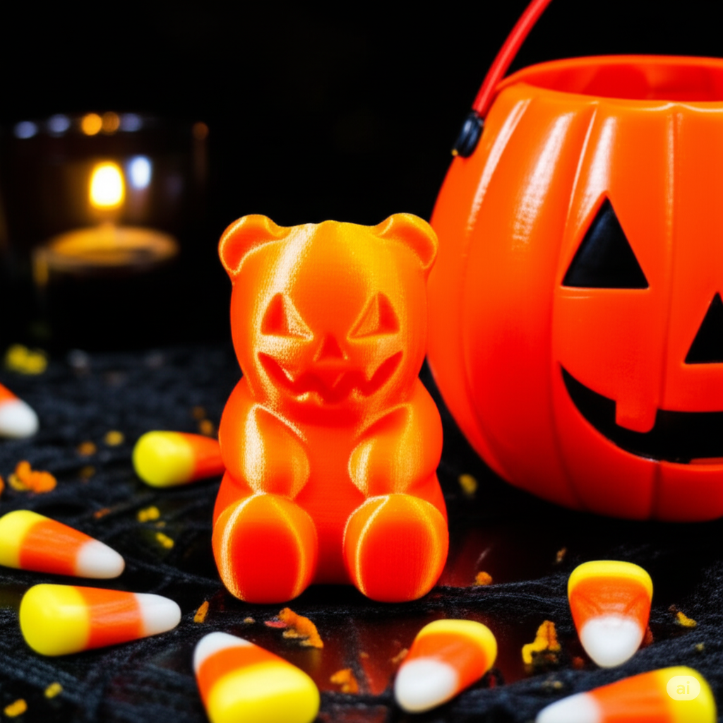 Gummy Bear Spooky Halloween TPU friendly