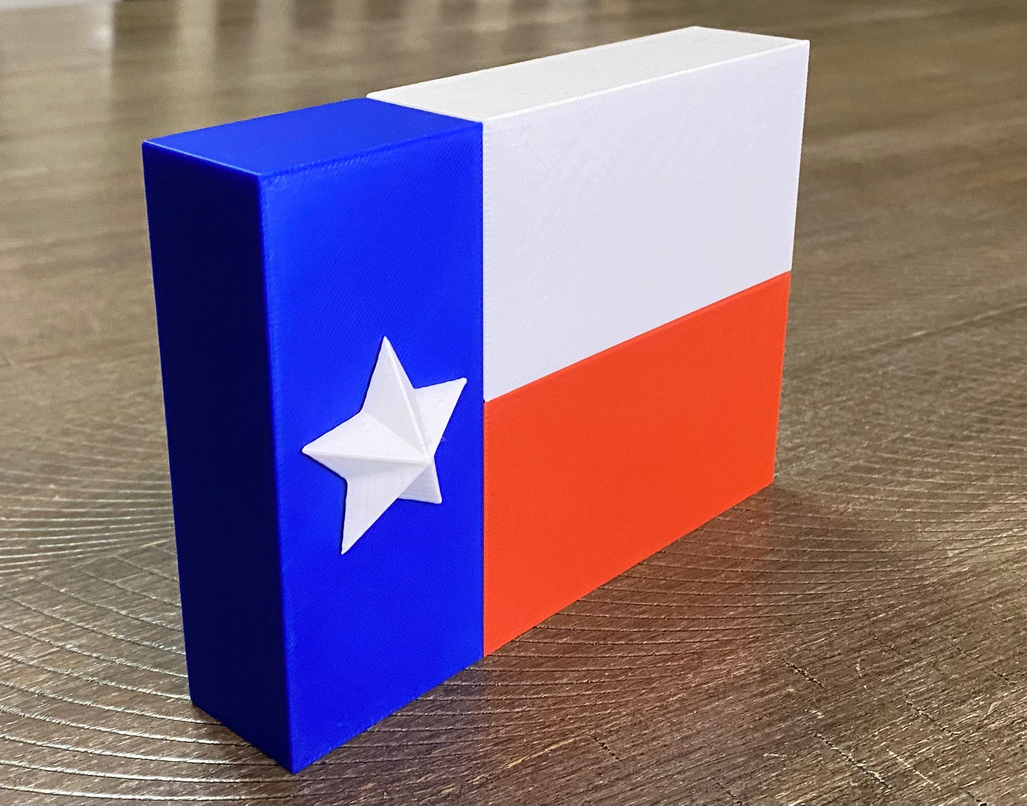 3D State of Texas Flag (Lone Star State Flag)
