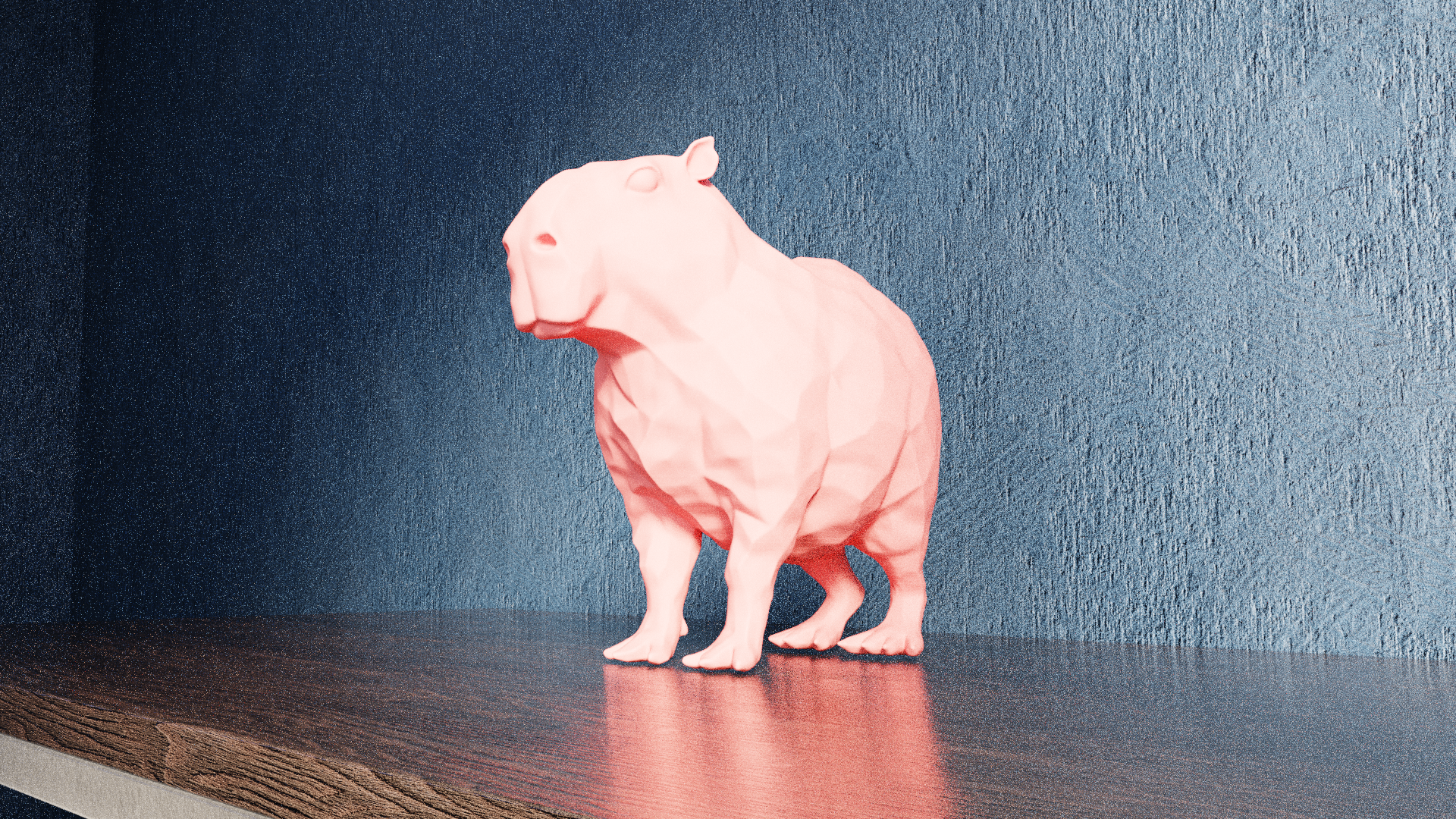 Miniatura 8 do modelo 3D Low Poly Capibara