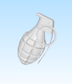 MK2 GRENADE "NO SEPARATE PEICE ONE PEICE