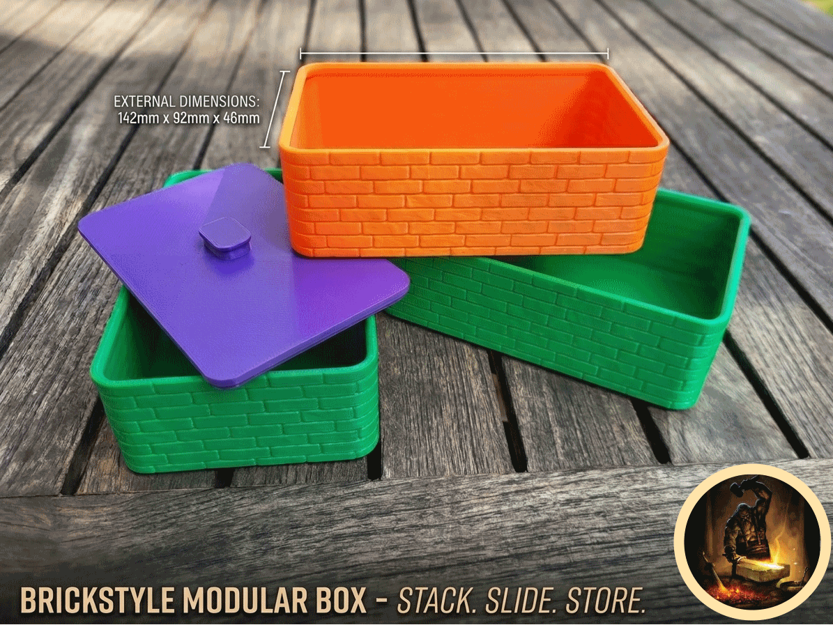 BrickStyle Modular Box - Creative Stacking System