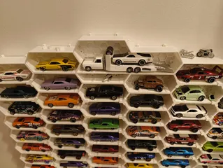 Trojitý / čtyřnásobný box na truck a hauler Hot Wheels Triple / Quad box for  Truck & Hauler