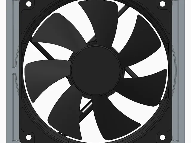 120mm Fan Center Adapter to 140mm Case V1