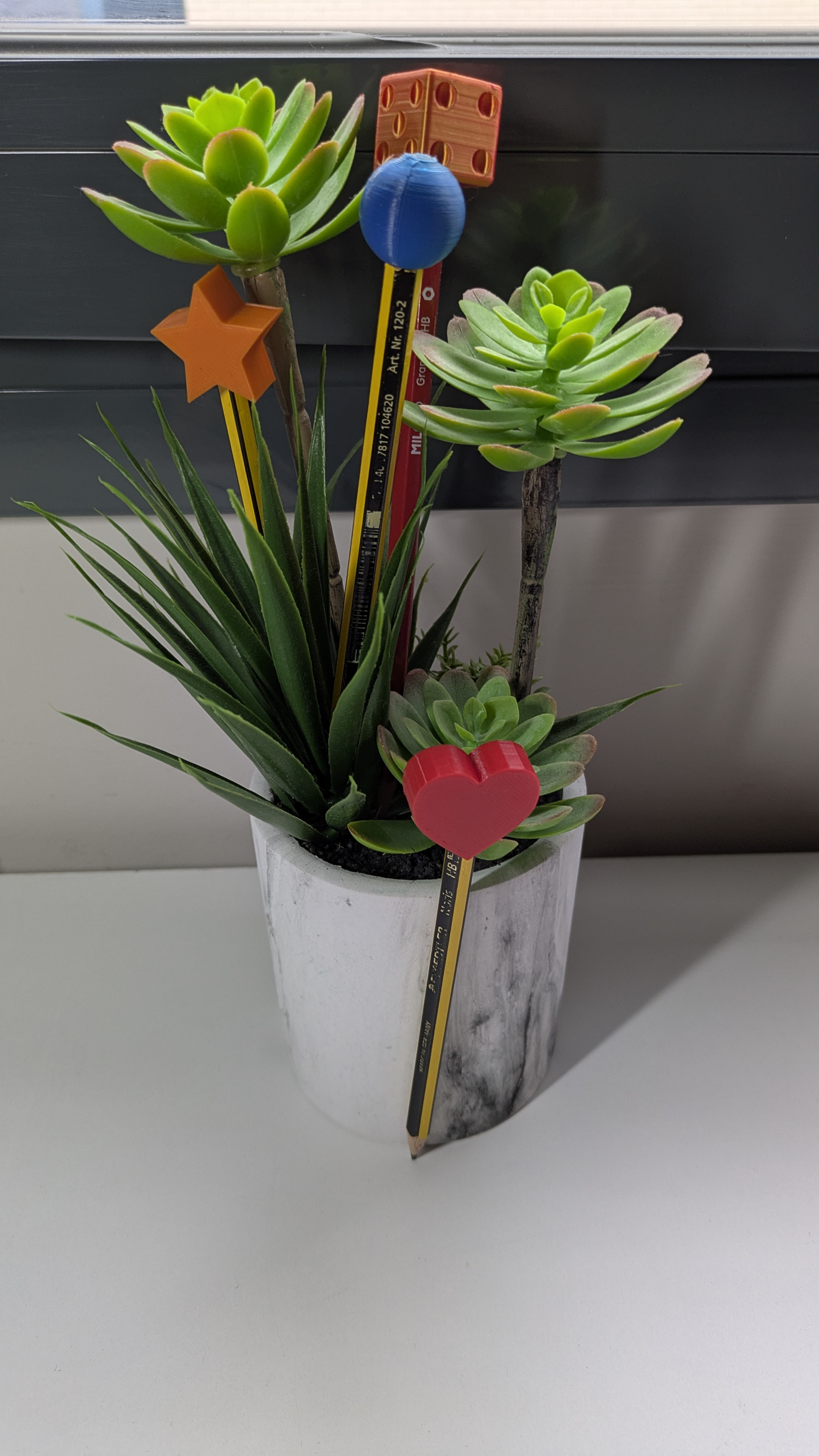 Decorations for pencils