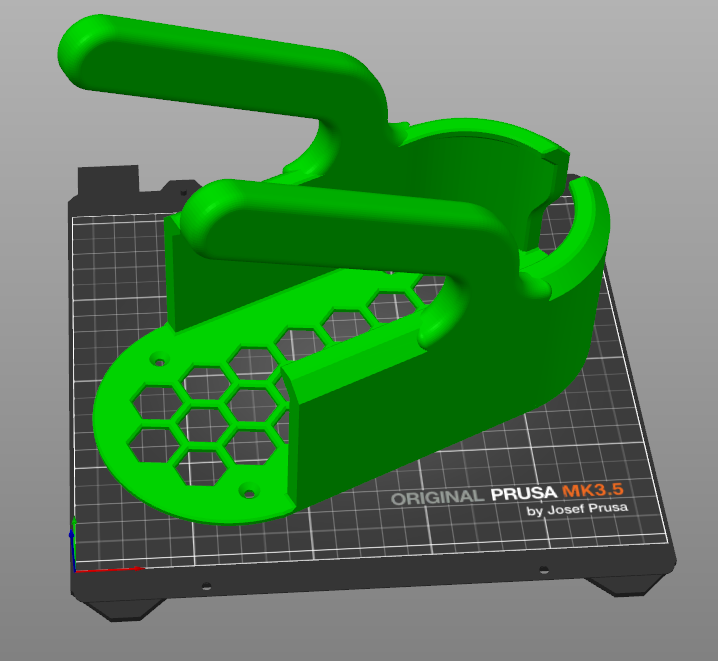 Etron Ladegerät Halterung 3D model