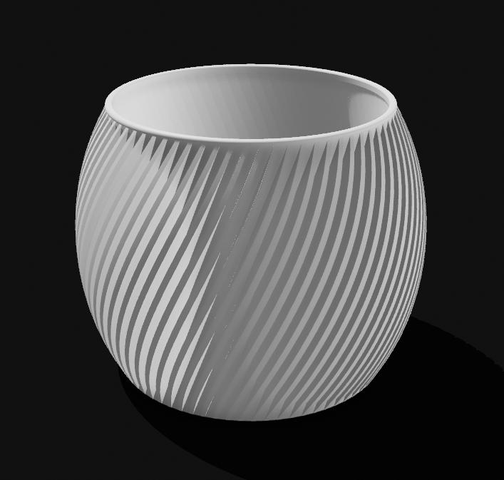 Spiral Plant Pot