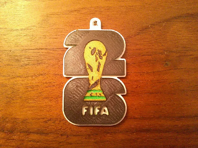 World Cup 2026 Logo Keychain