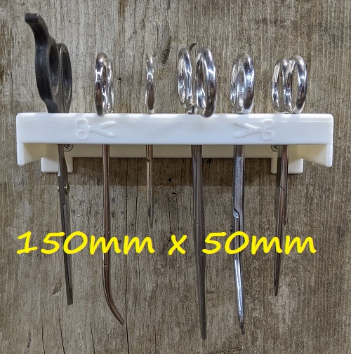 Six Small Scissors Forceps Holder Wall Mount — miniatura 2