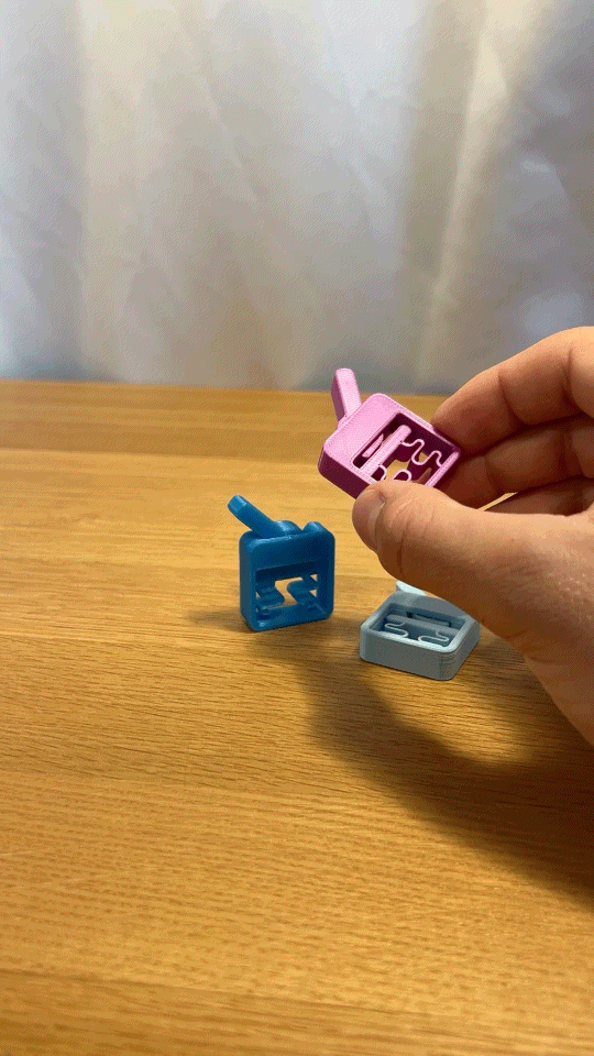 Miniatura 2 do modelo 3D Fidget Toggle Switch