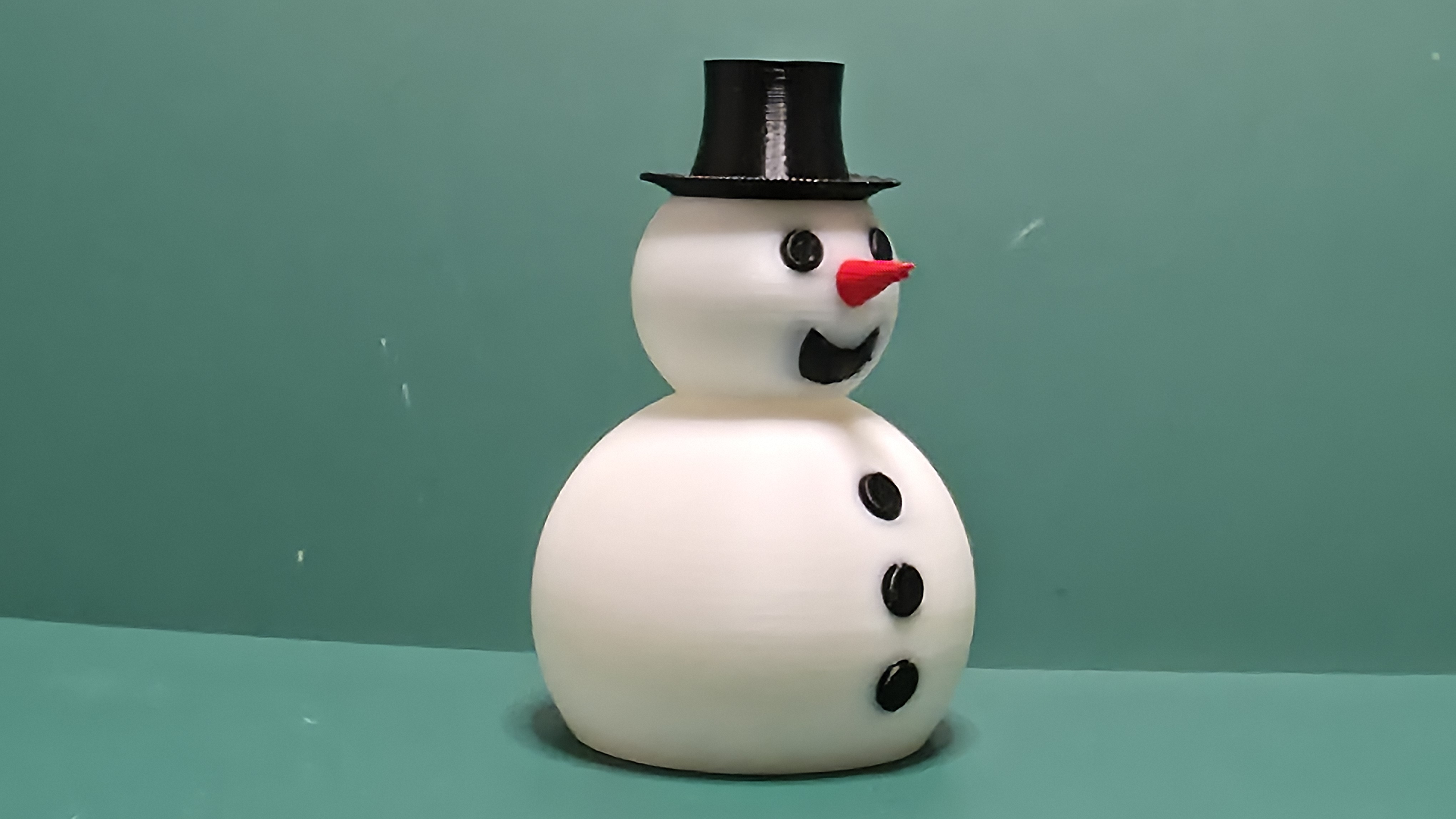 Dekorativer Schneemann