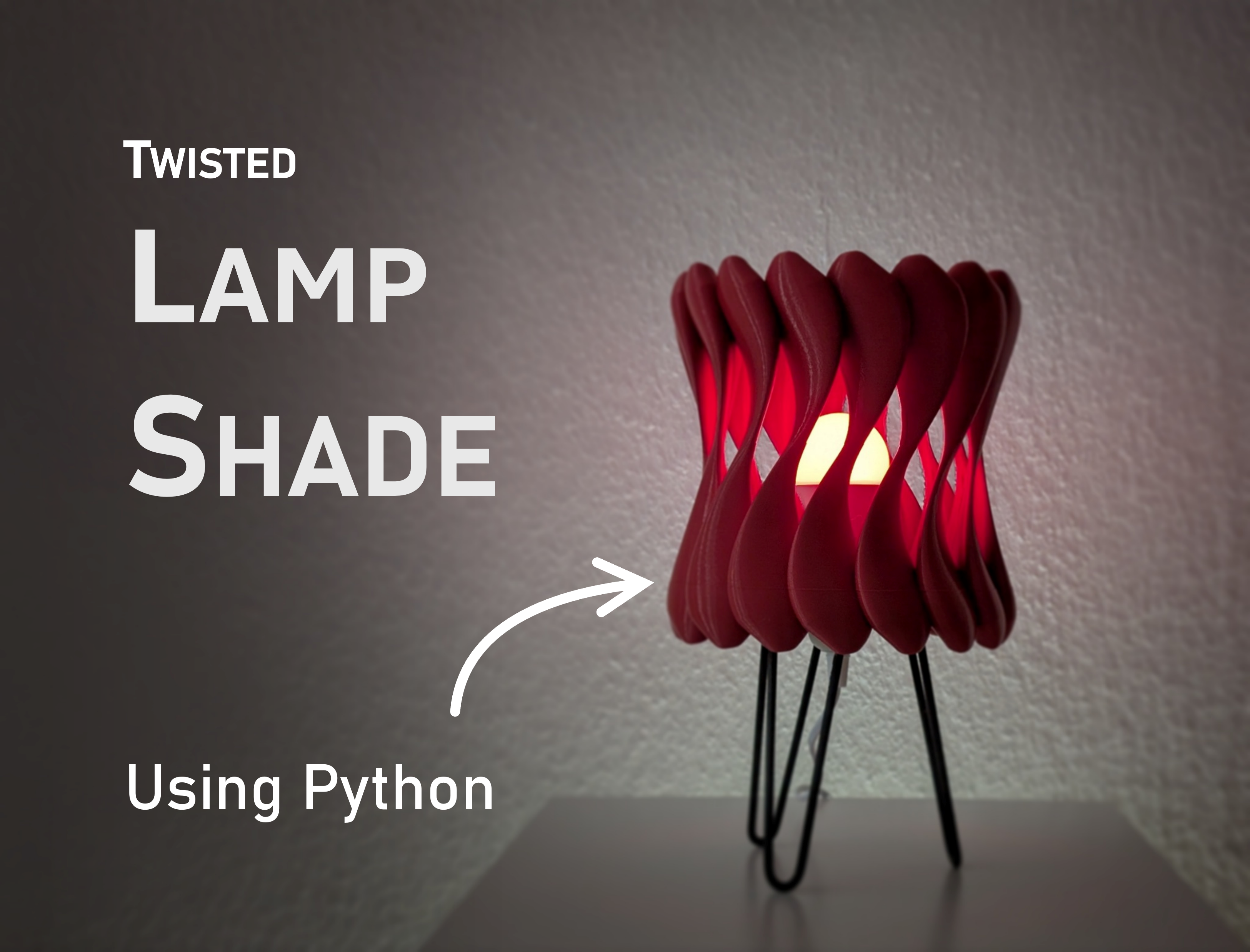 Twisted Lamp Shade