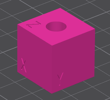 20 mm Calibration Cube Bead