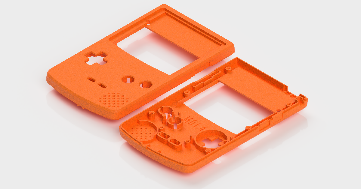 Front Shell for Game Boy Color (RETRO PIXEL IPS/Q5 IPS mod)