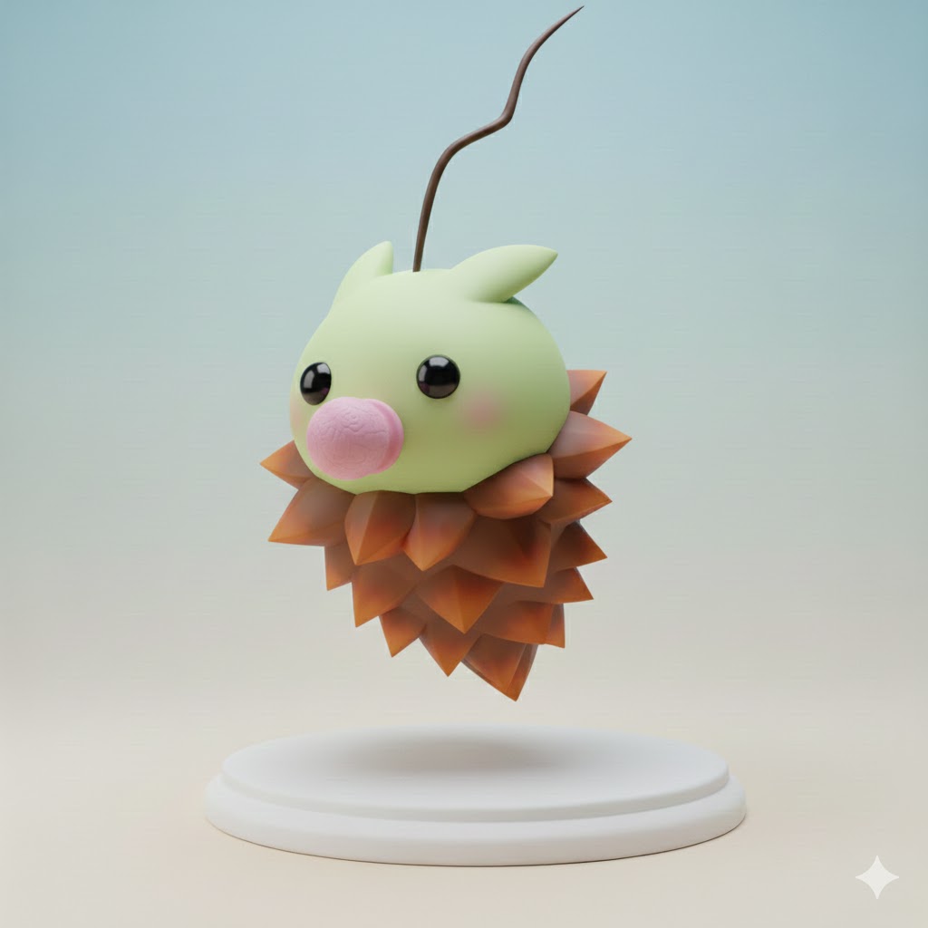 Minomon Digimon Creature Model