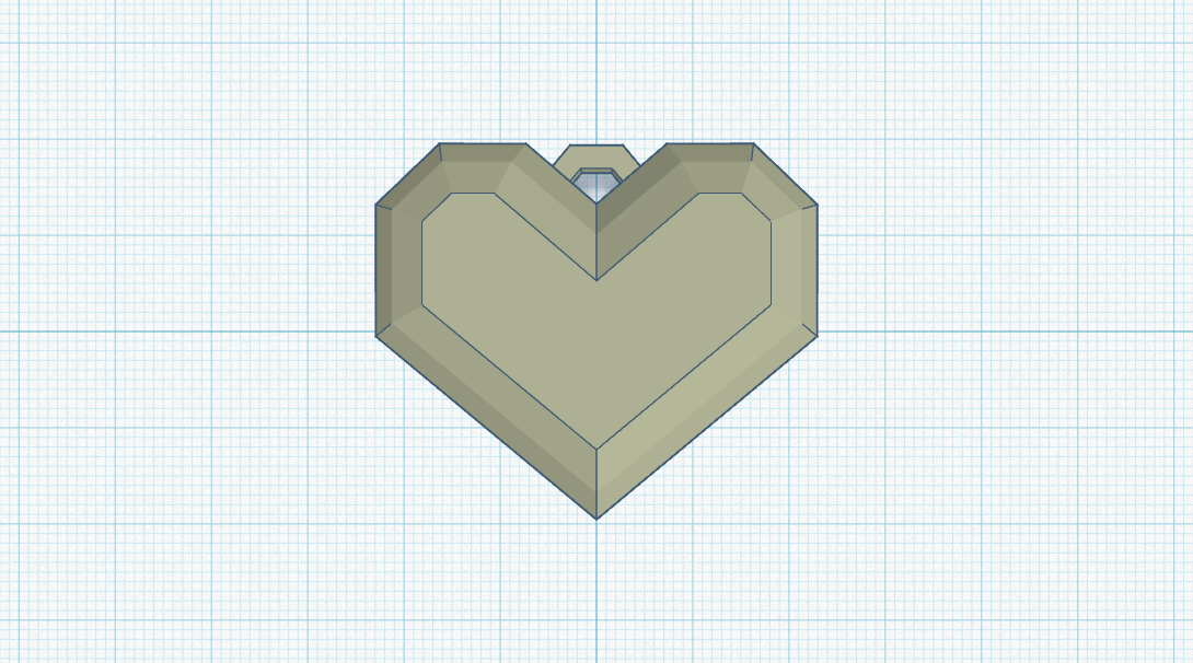 low poli keychain
