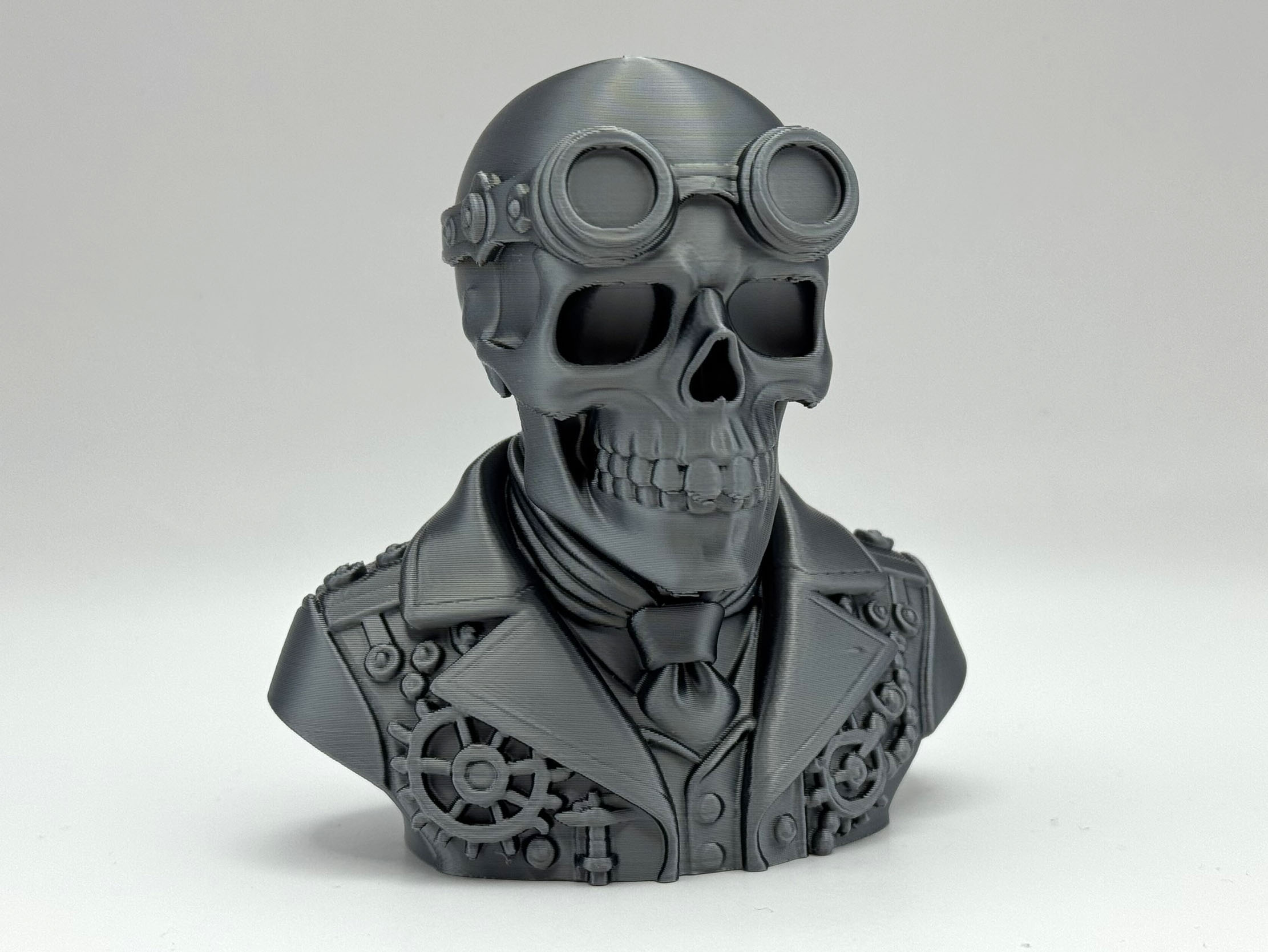 Steampunk Skeleton Bust