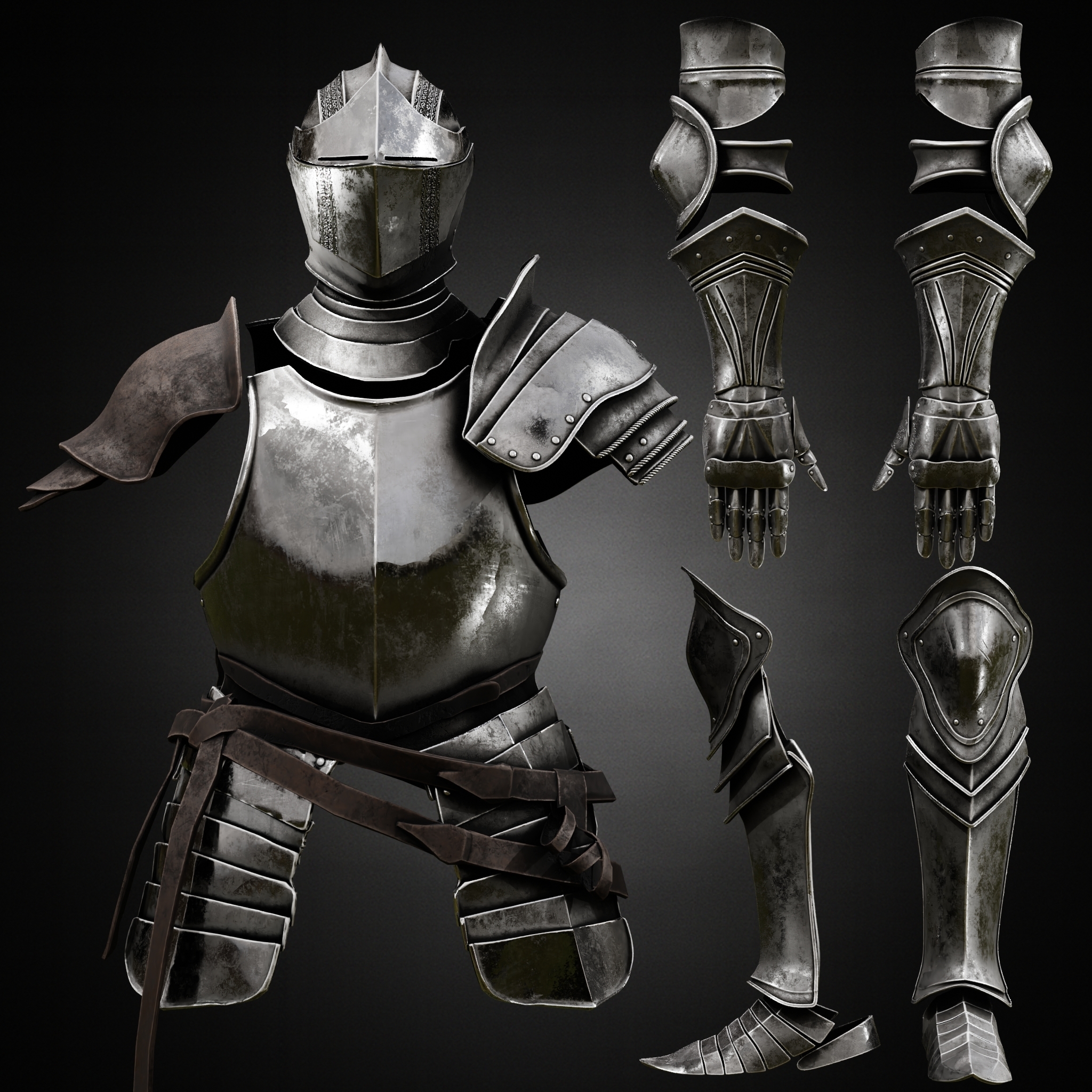 ULTIMATE DARK SOULS 3 KNIGHT COSPLAY ARMOR SET LIFE SIZE – FULL PACK FAN ART STL