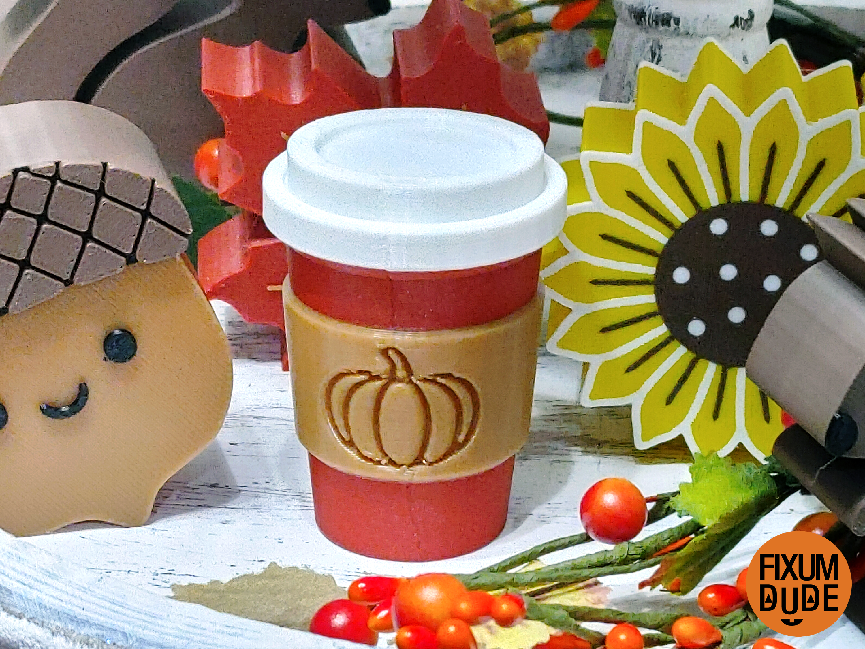 Miniatura 12 do modelo 3D Simple Fall Table Decorations