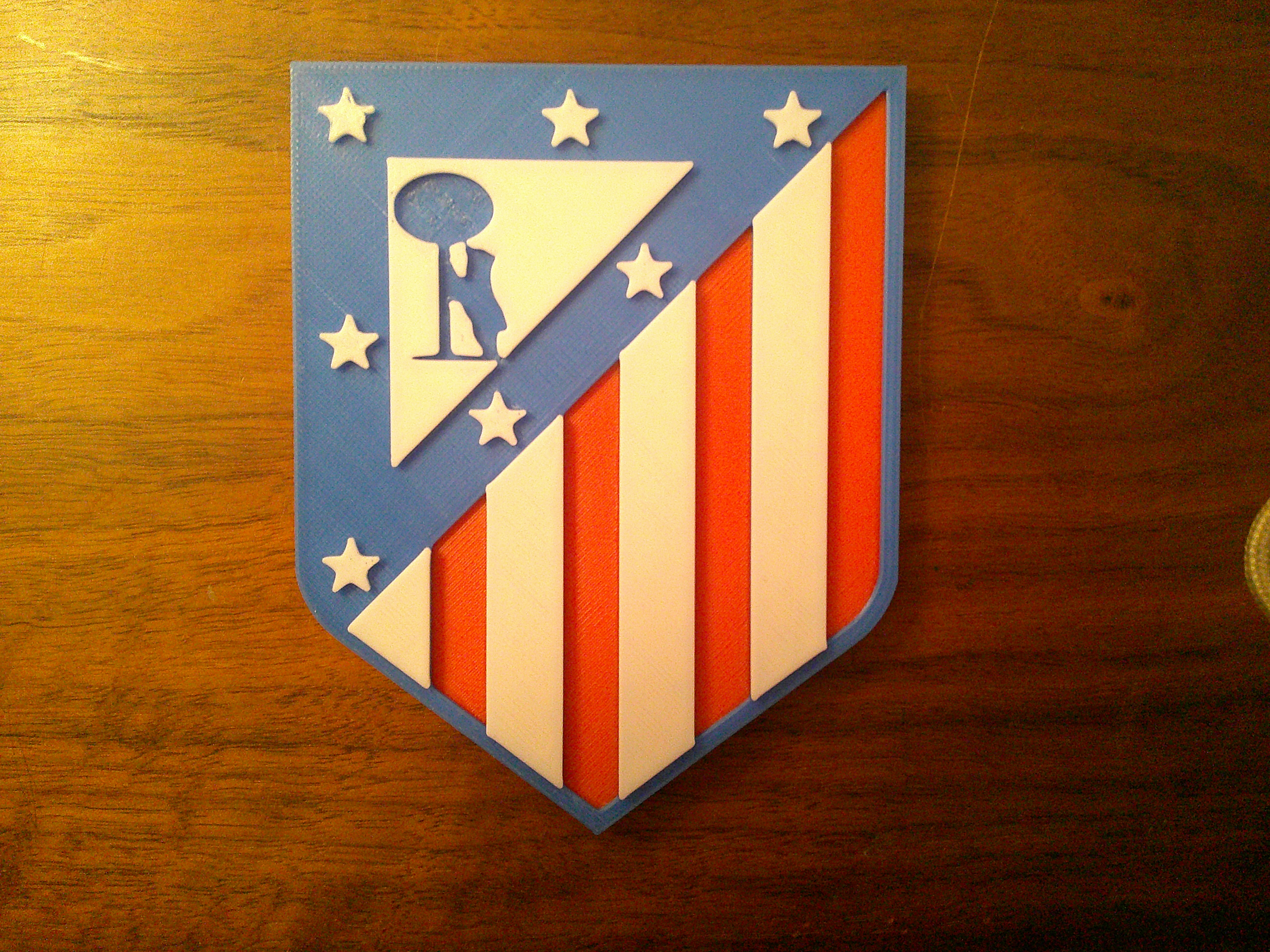 Atletico Madrid Logo Coaster or Plaque