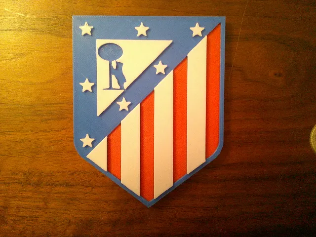 Atletico Madrid Logo Coaster or Plaque