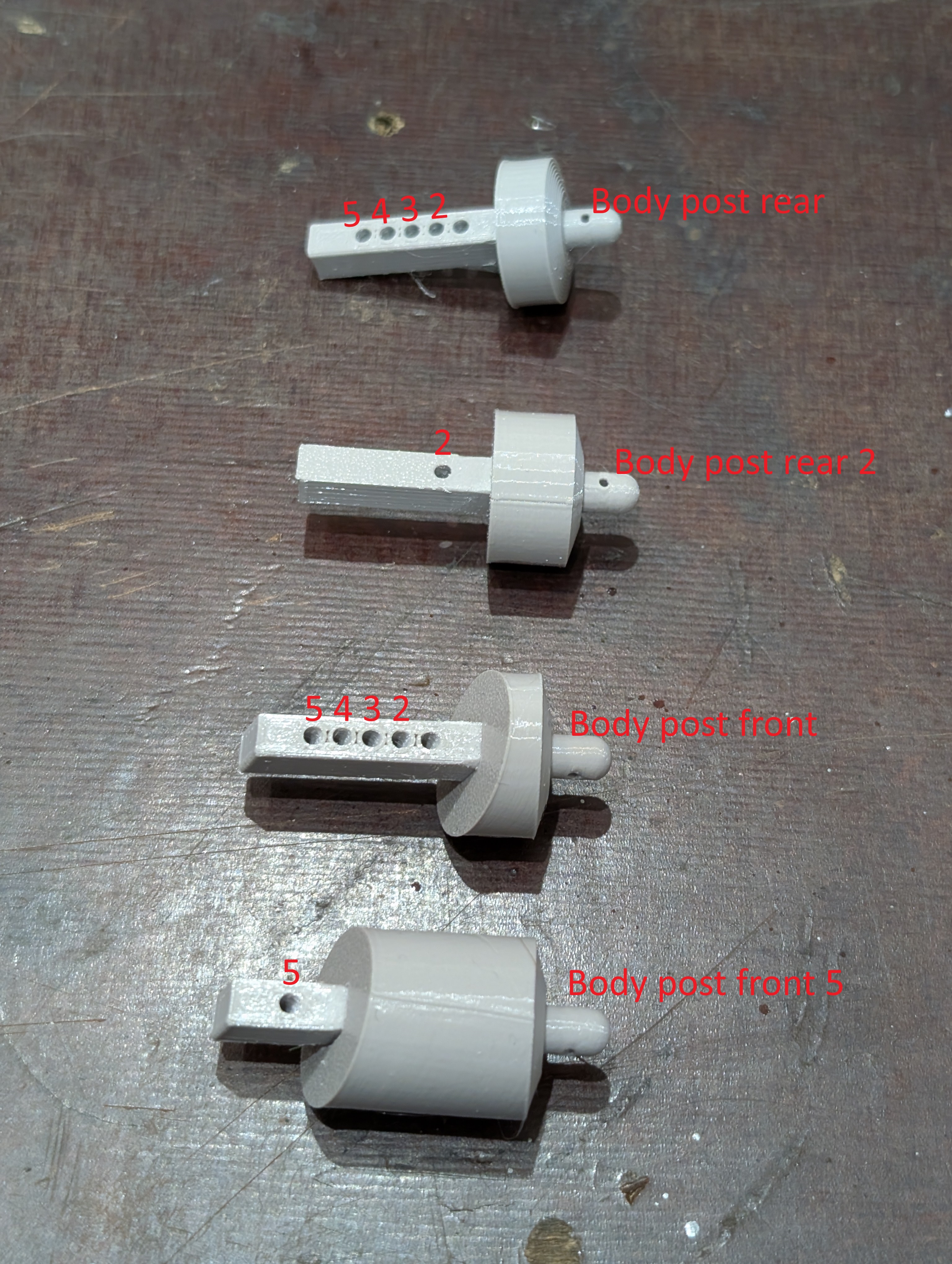 RC10SC7 71230 Body post
