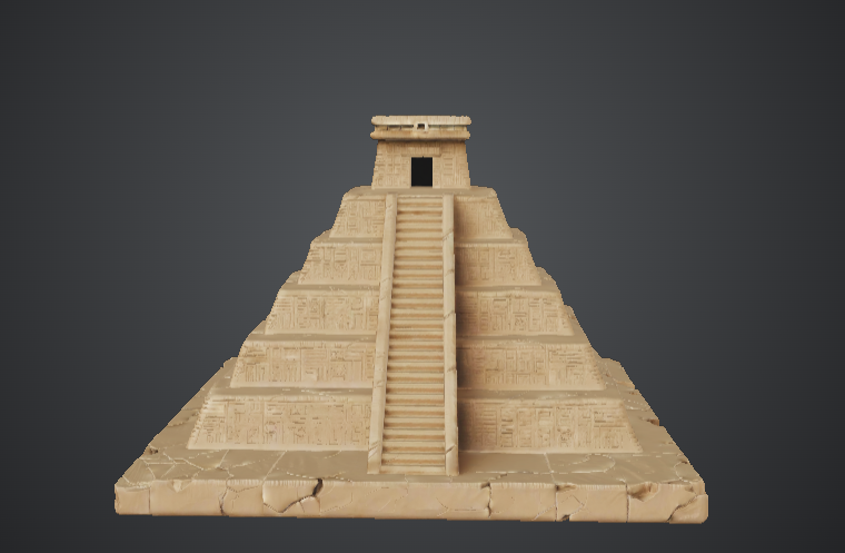 Ancient Step Pyramid Temple