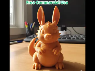 Dragon Bunny Hybrid Figure