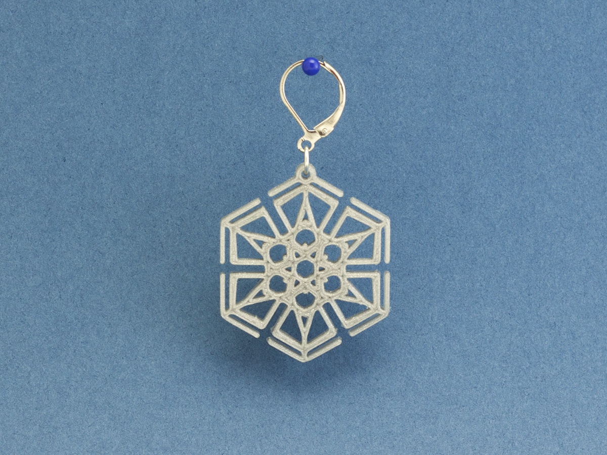 Earrings Snowflake 6