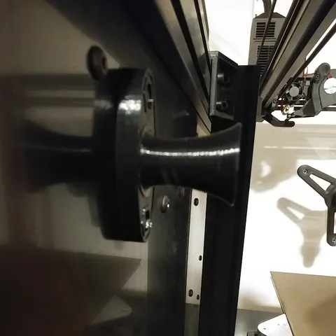 panel mounted filament inlet for reverse bowden tube