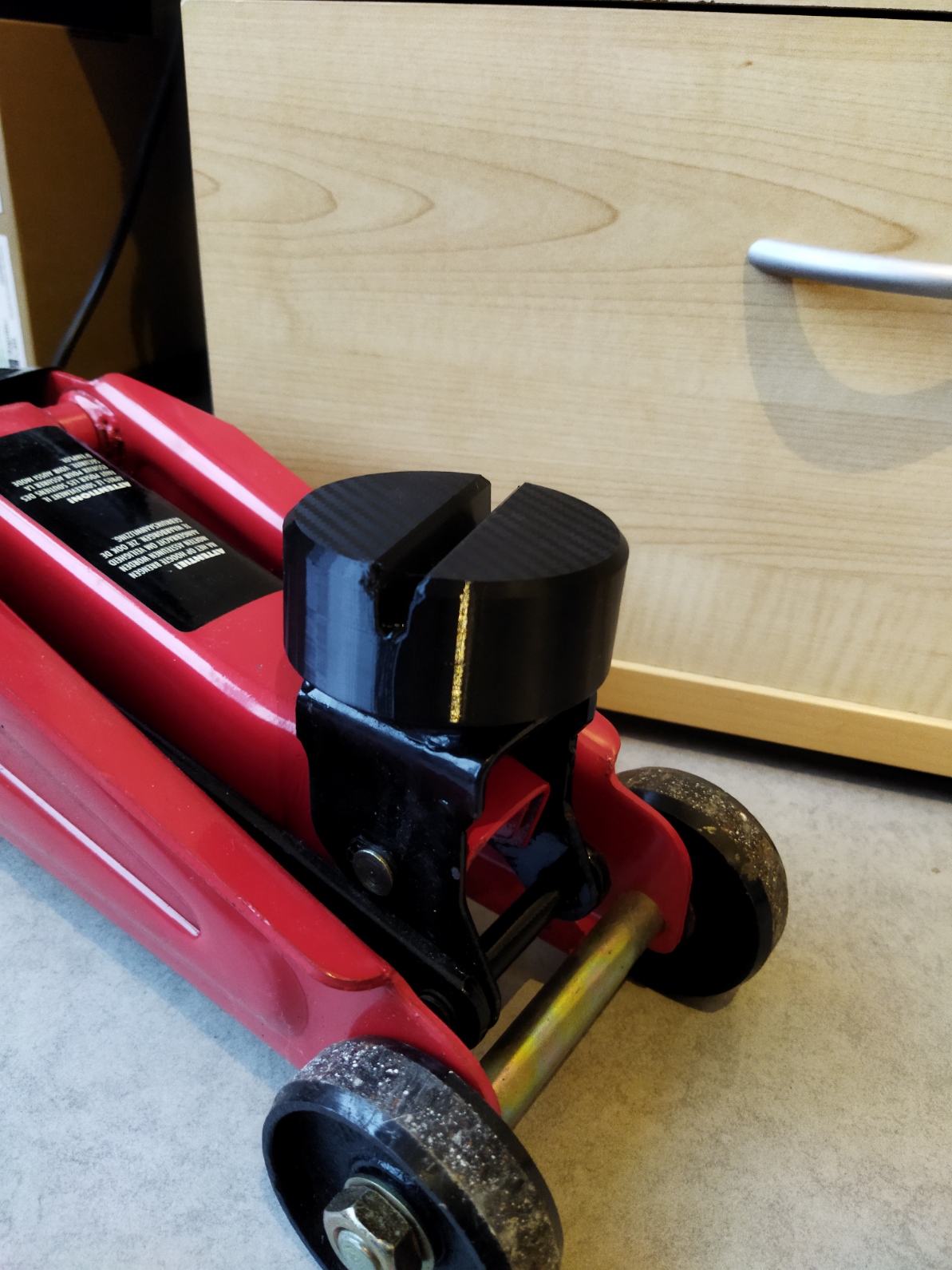 Hydraulic Floor Jack Pad by ap.engineering Download free STL model