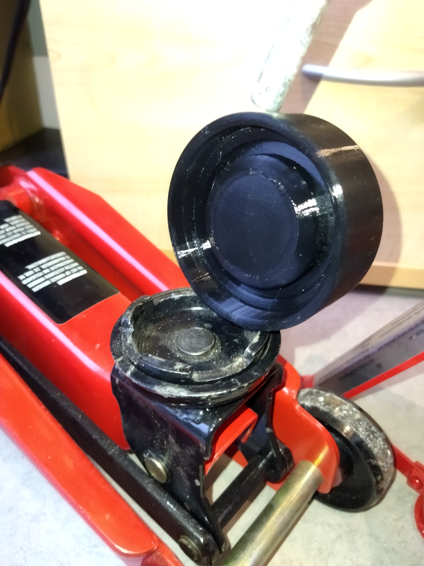 Hydraulic Floor Jack Pad by ap.engineering Download free STL model