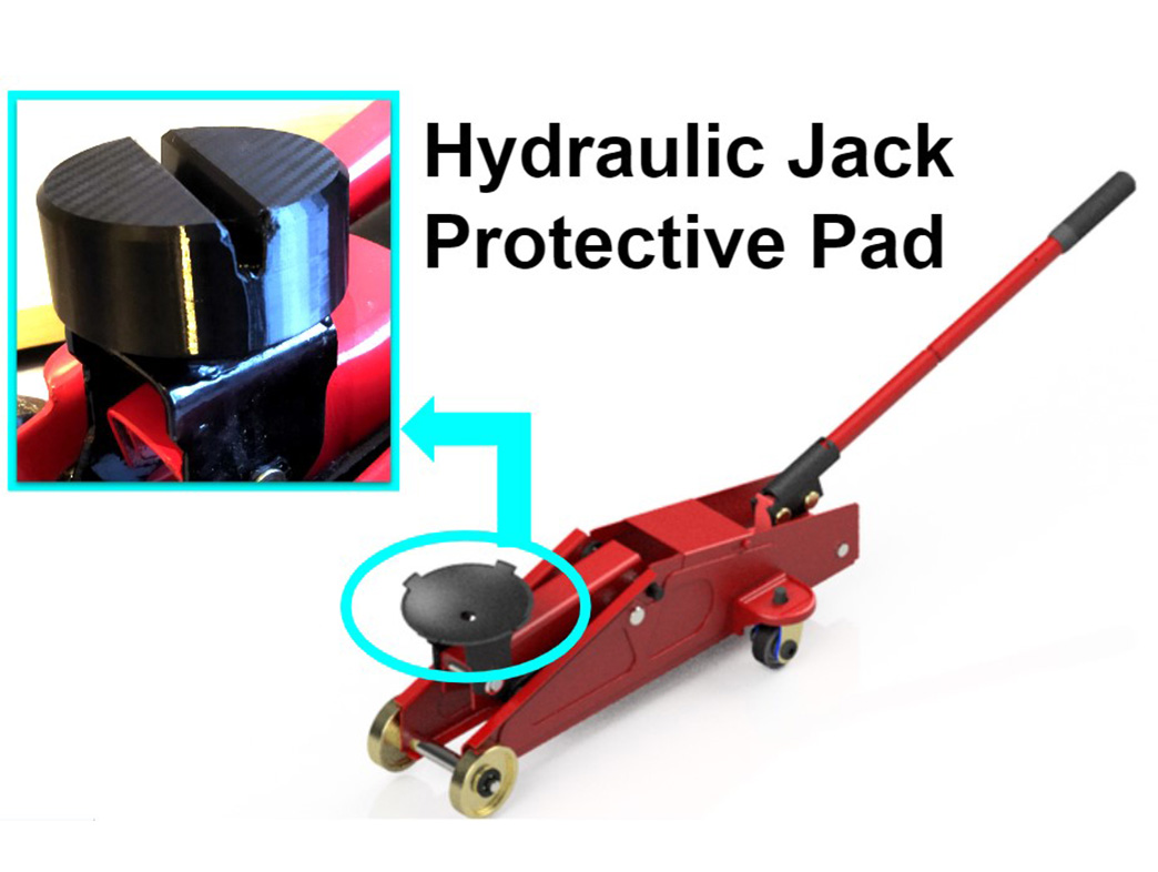 Hydraulic Floor Jack Pad by ap.engineering Download free STL model