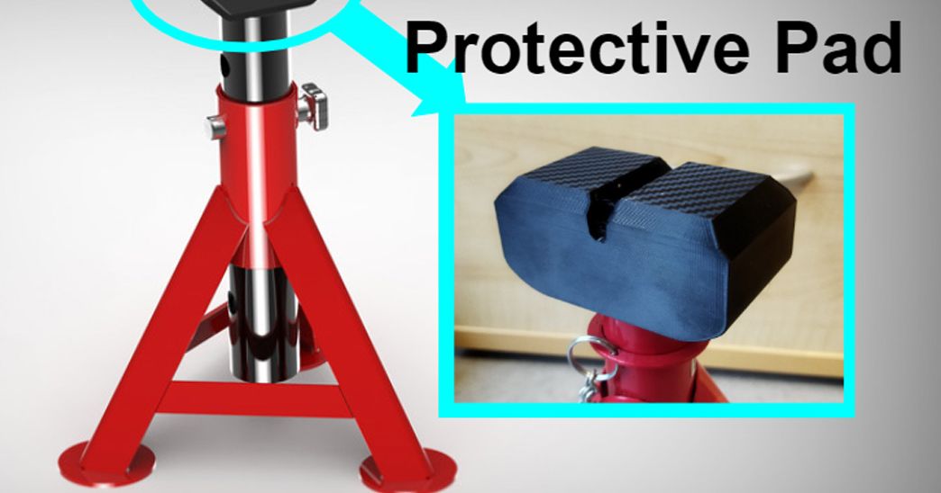 Car Jack Stand Pad by ap.engineering Download free STL model