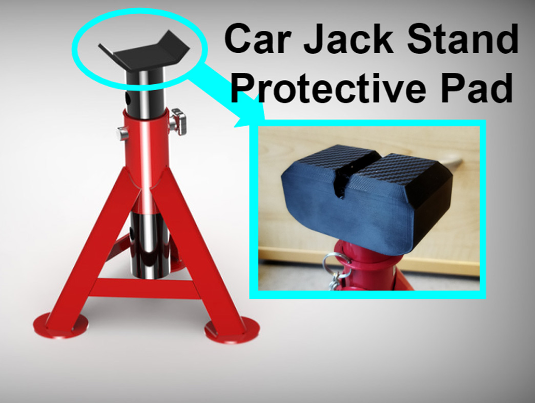 Car Jack Stand Pad by ap.engineering Download free STL model