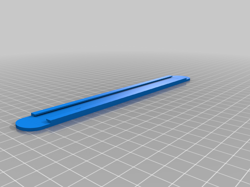 LED strip holder with landing pad (15mm)