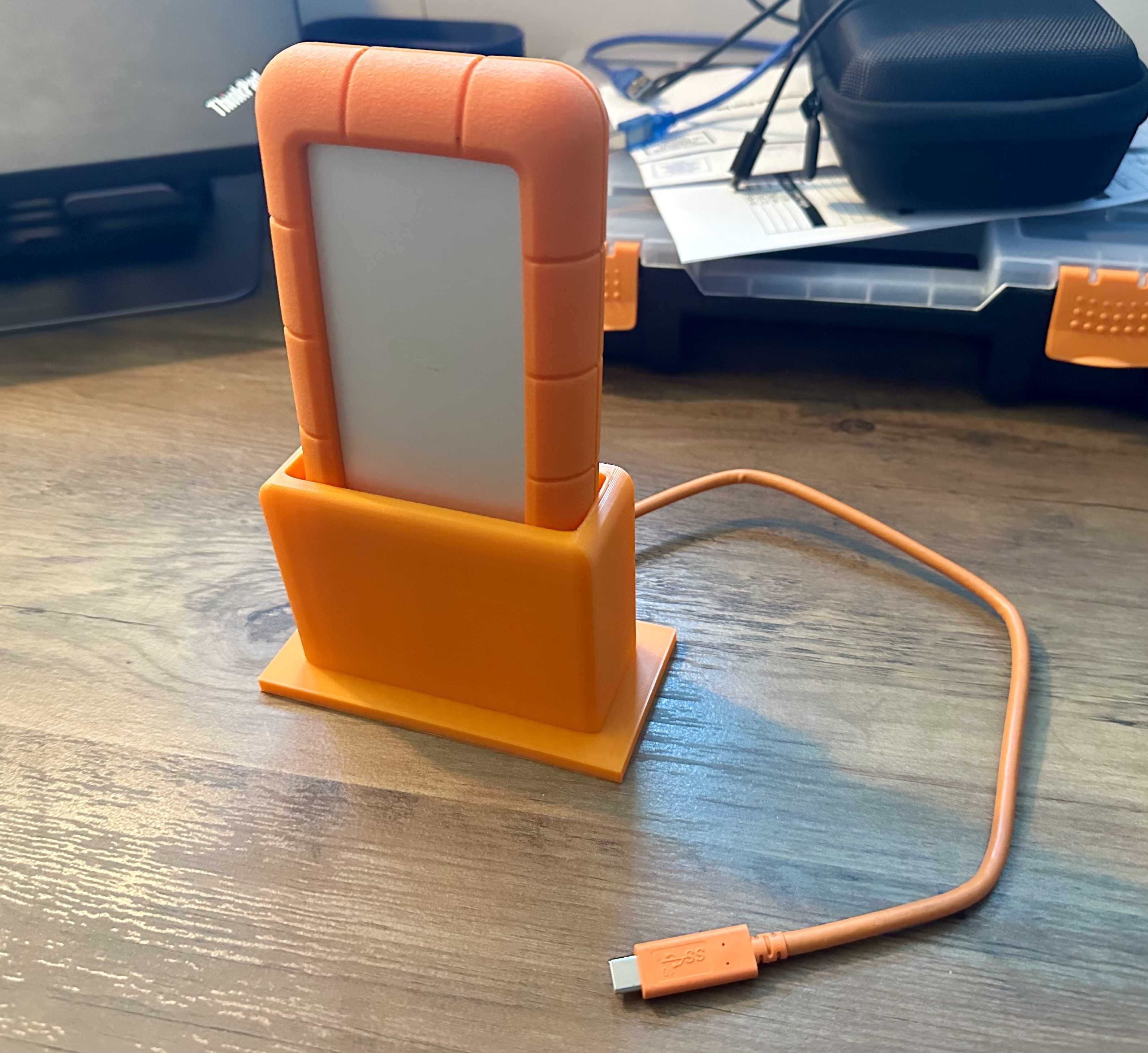 LaCie External Hard Drive Dock By Panda Bot Download Free STL Model lacie-external-hard-drive-dock-by-panda-bot-download-free-stl-model