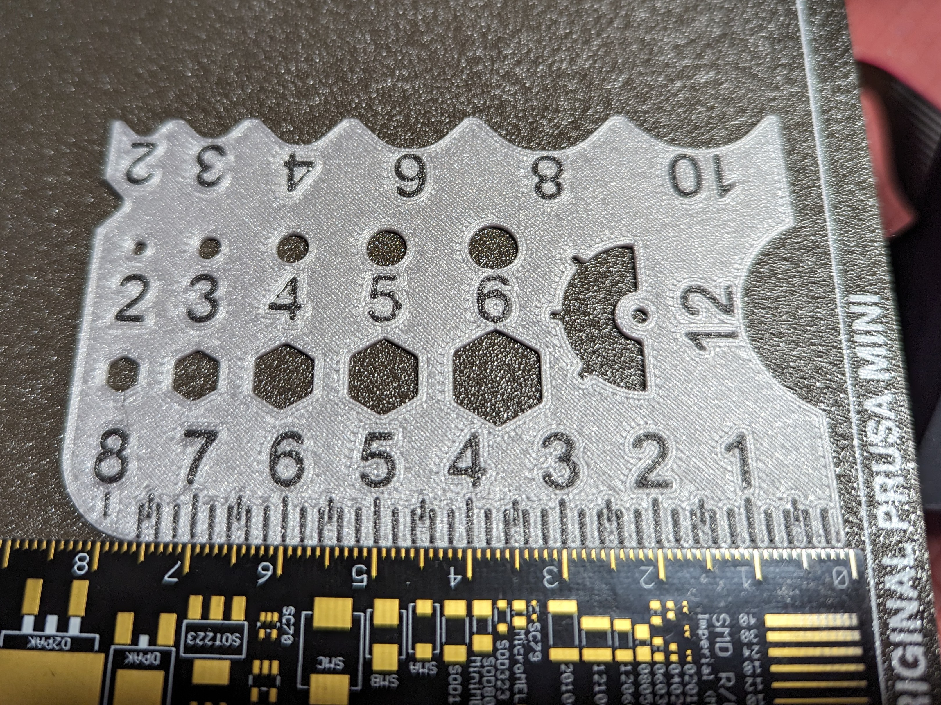 The ULTIMATE Card-sized Measuring Tool - Ruler, Chamfer, Bolt Gauge
