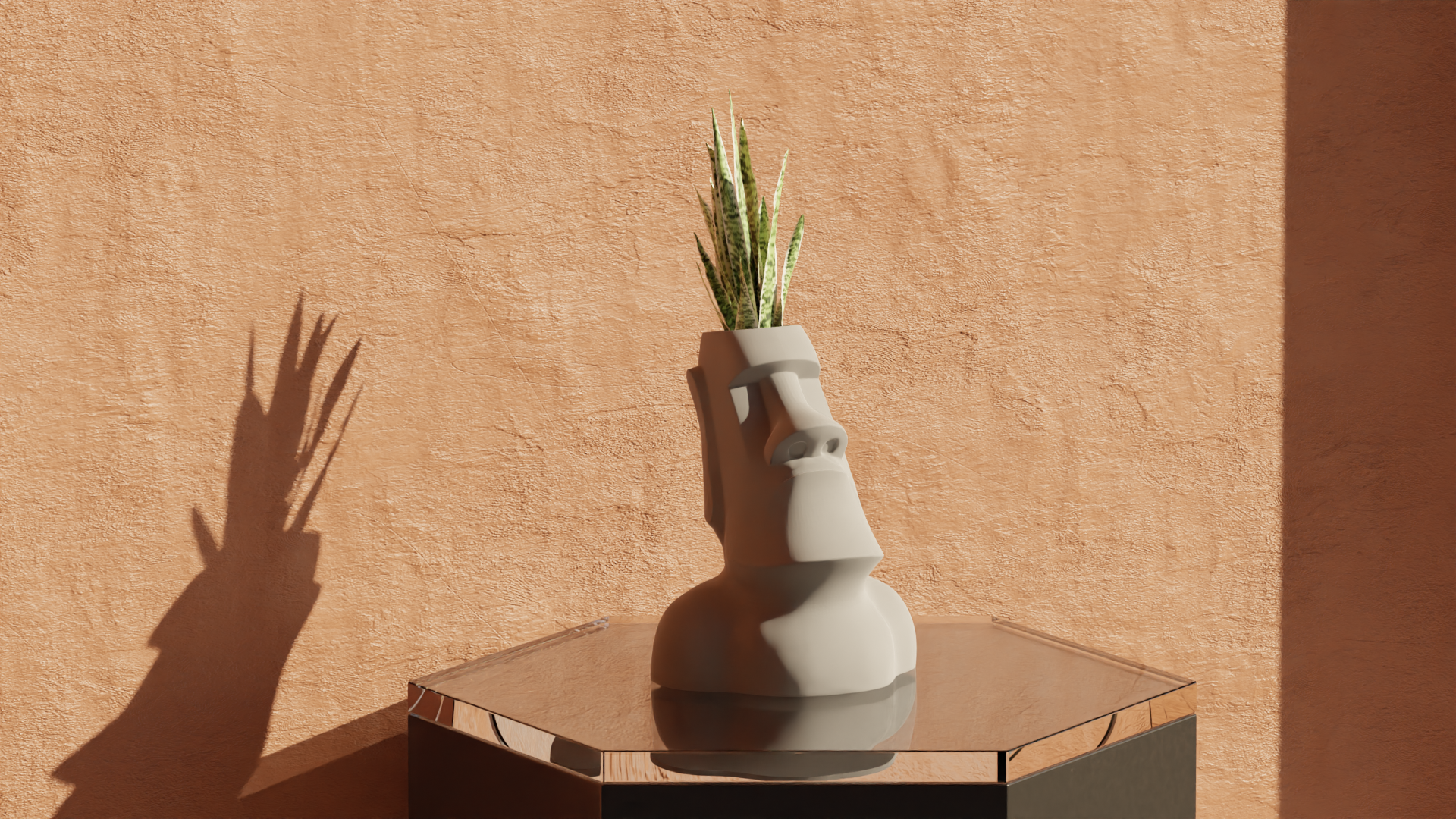 Moai Statue - Pot Plant