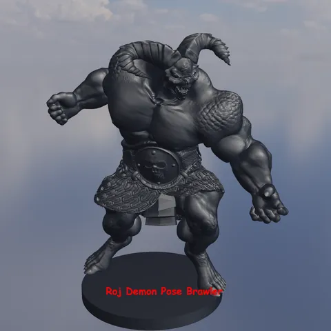 Roj Demon Pose Brawler