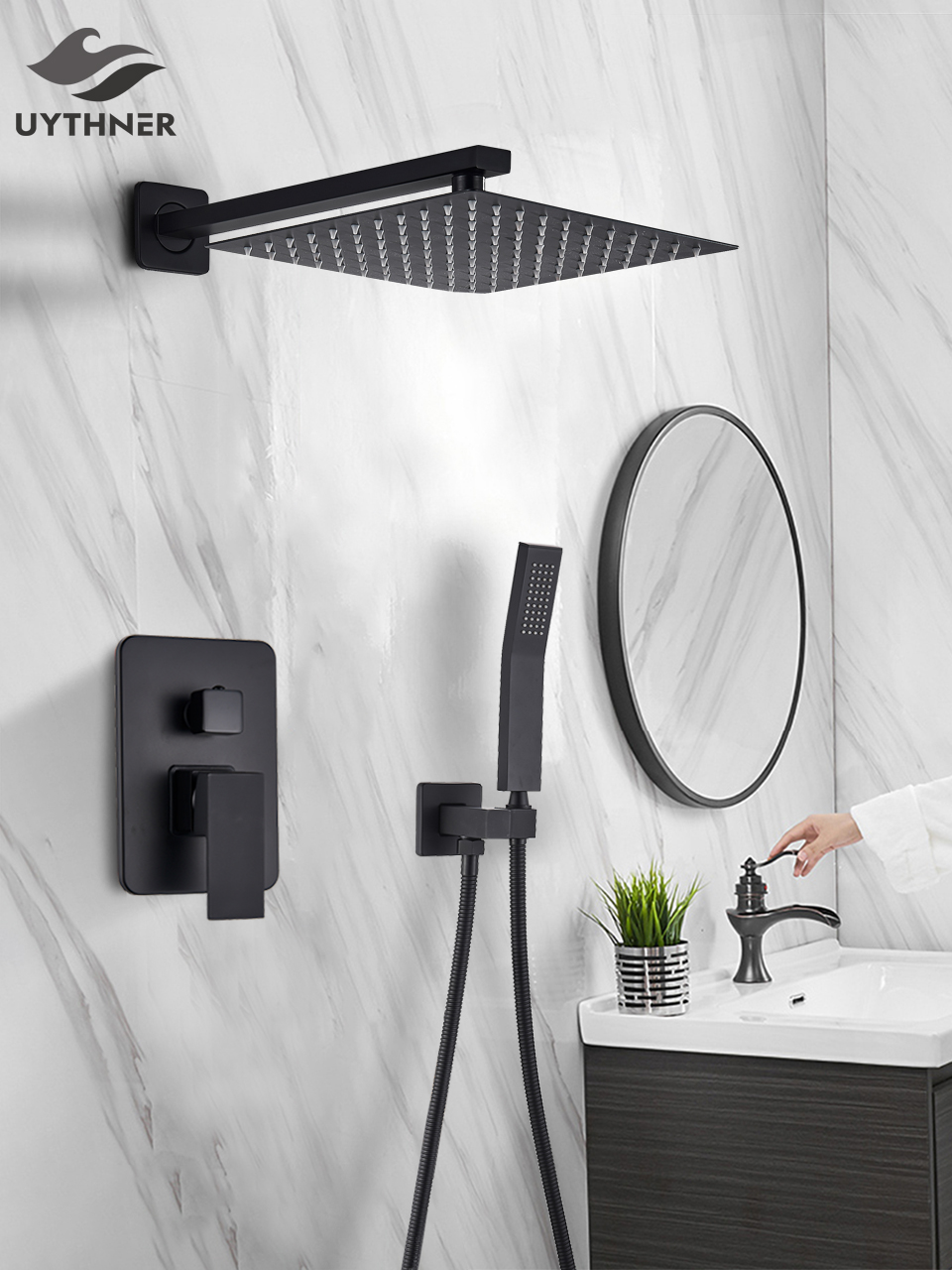 Temptrol / Spindle extension for Shower Set Wall Mounted Concealed Shower Faucet System Fits