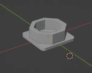 Simple Square Tube/Pipe cap 1.5" base