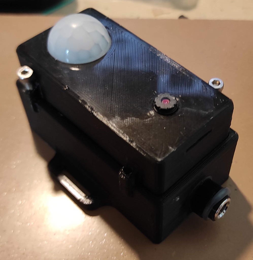 Case for ESP32_cam Trail Camera, PIR sensor, 18650 battery, SD card, No