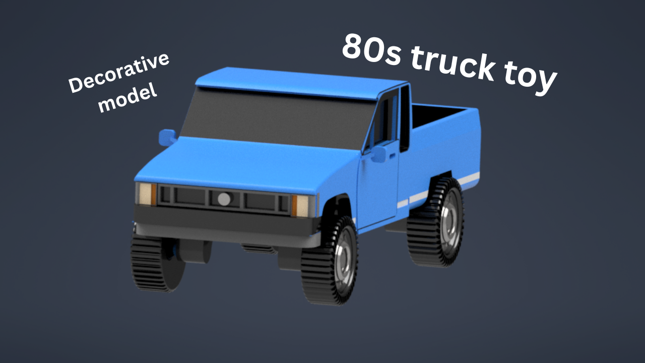 80s truck toy model