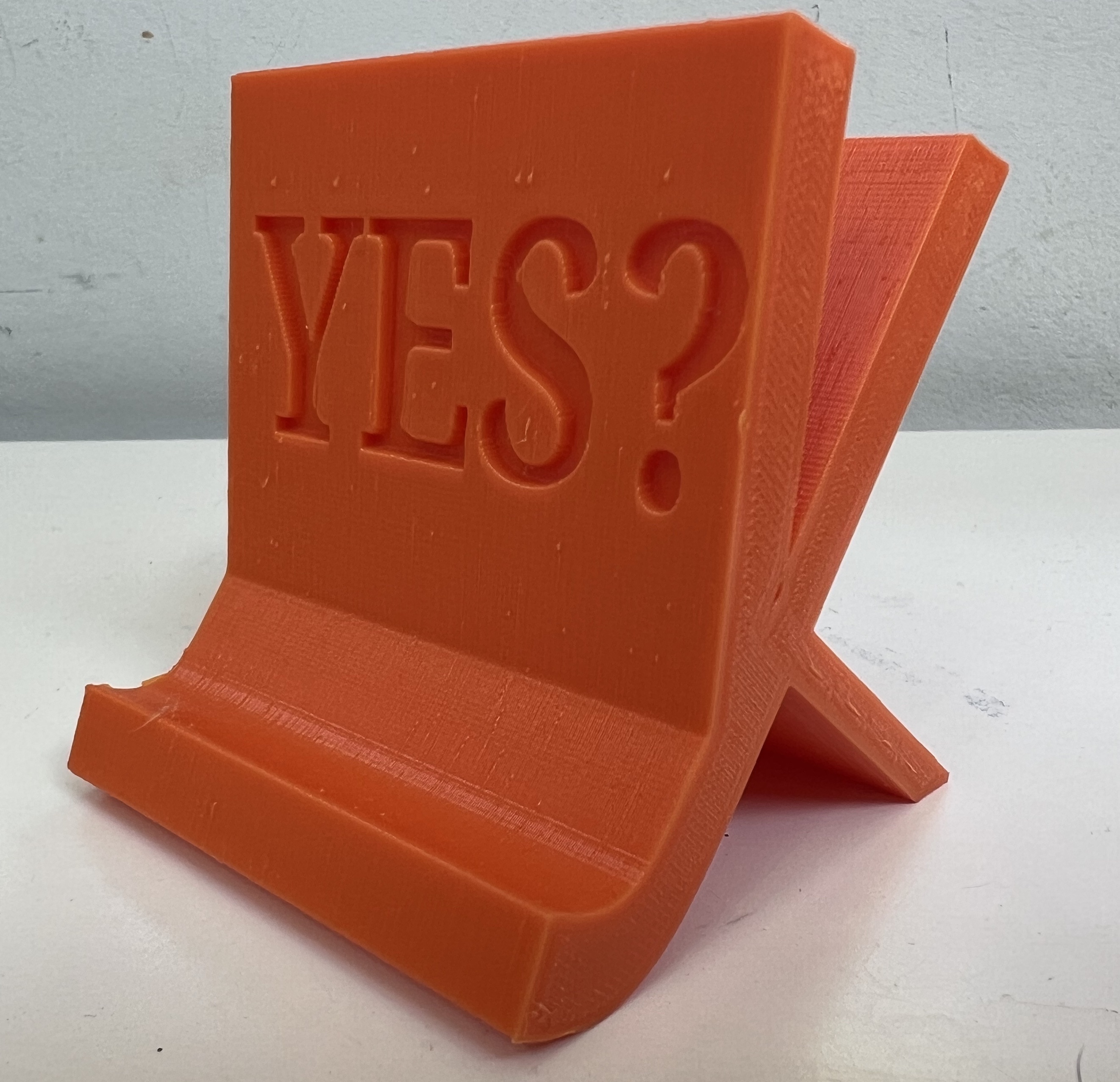 Yes? Phone stand