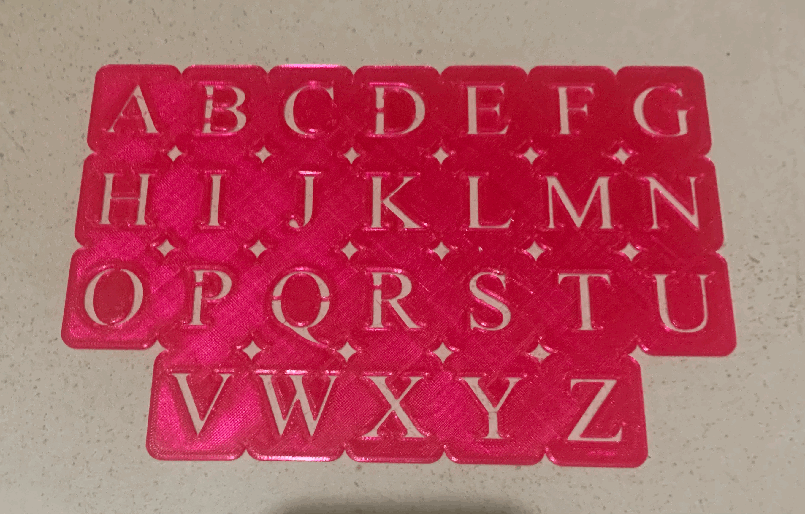 Stencil Font Times Easy