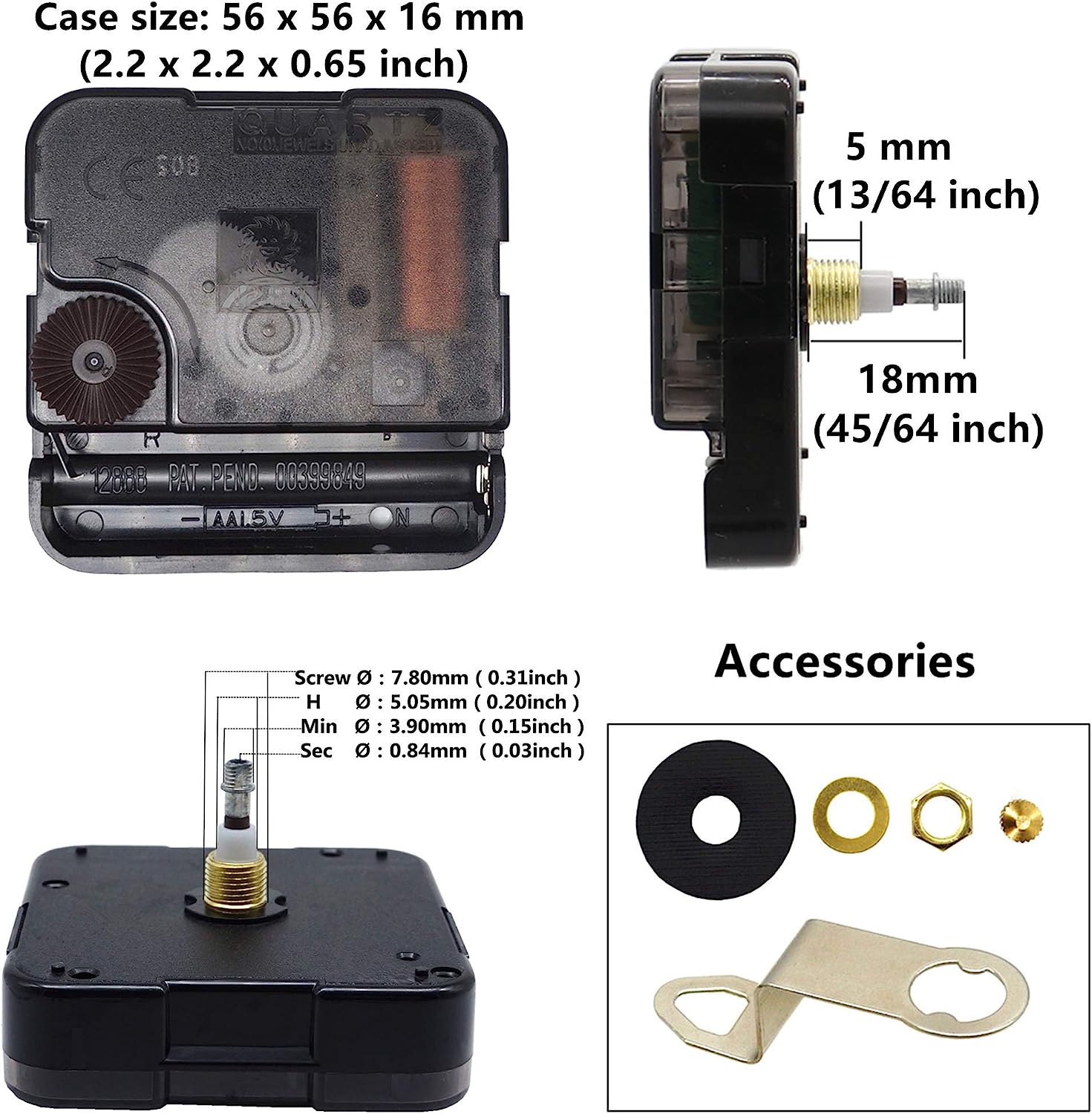 Miniatura 2 do modelo 3D Dudel Clock Hands - remix