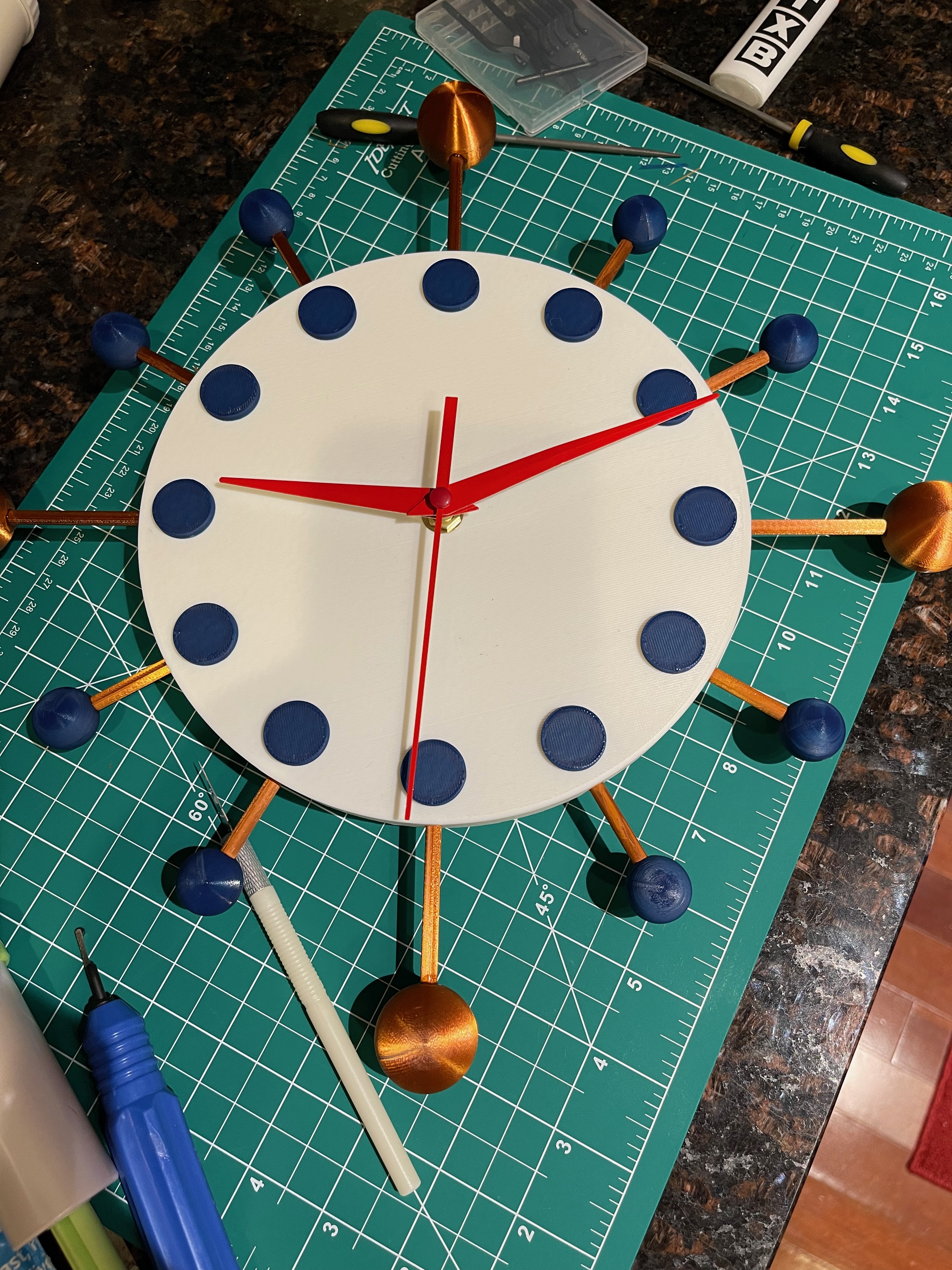 George Nelson inspired Wall Clock