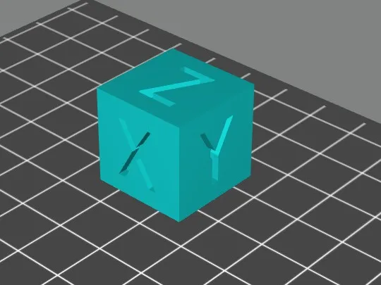 test cube
