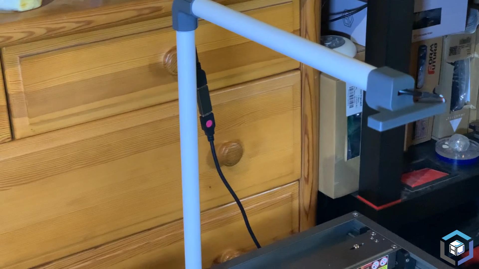 Miniatura 2 do modelo 3D Support camera pour laser