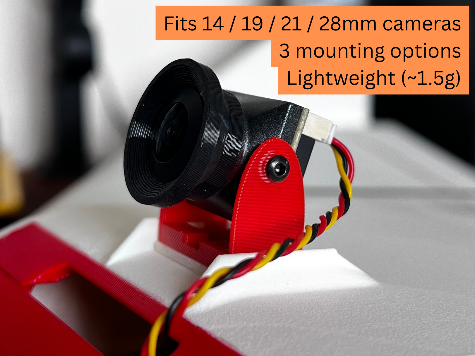 FPV Camera Mount (Multiple Sizes)